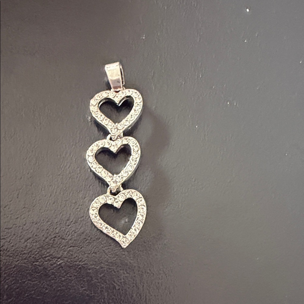 Elegant Silver Heart Pendant